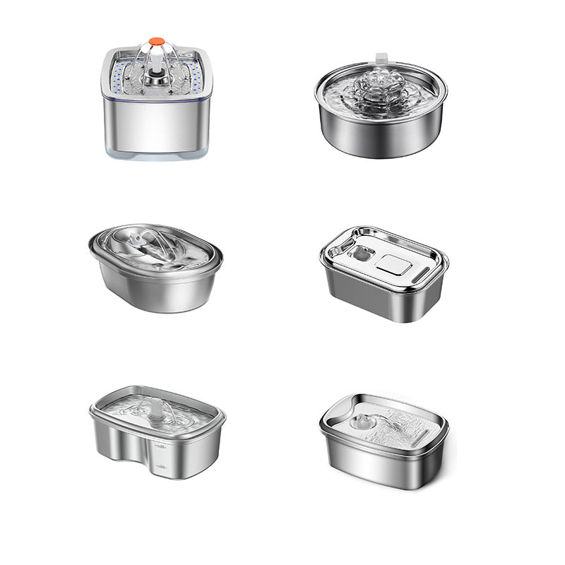 Pawpampered Stainless Steel Pet Water Fountain