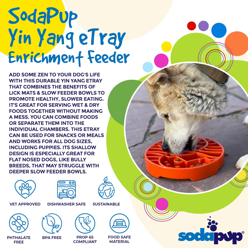 SodaPup Sun & Moon eTray Slow Feeder