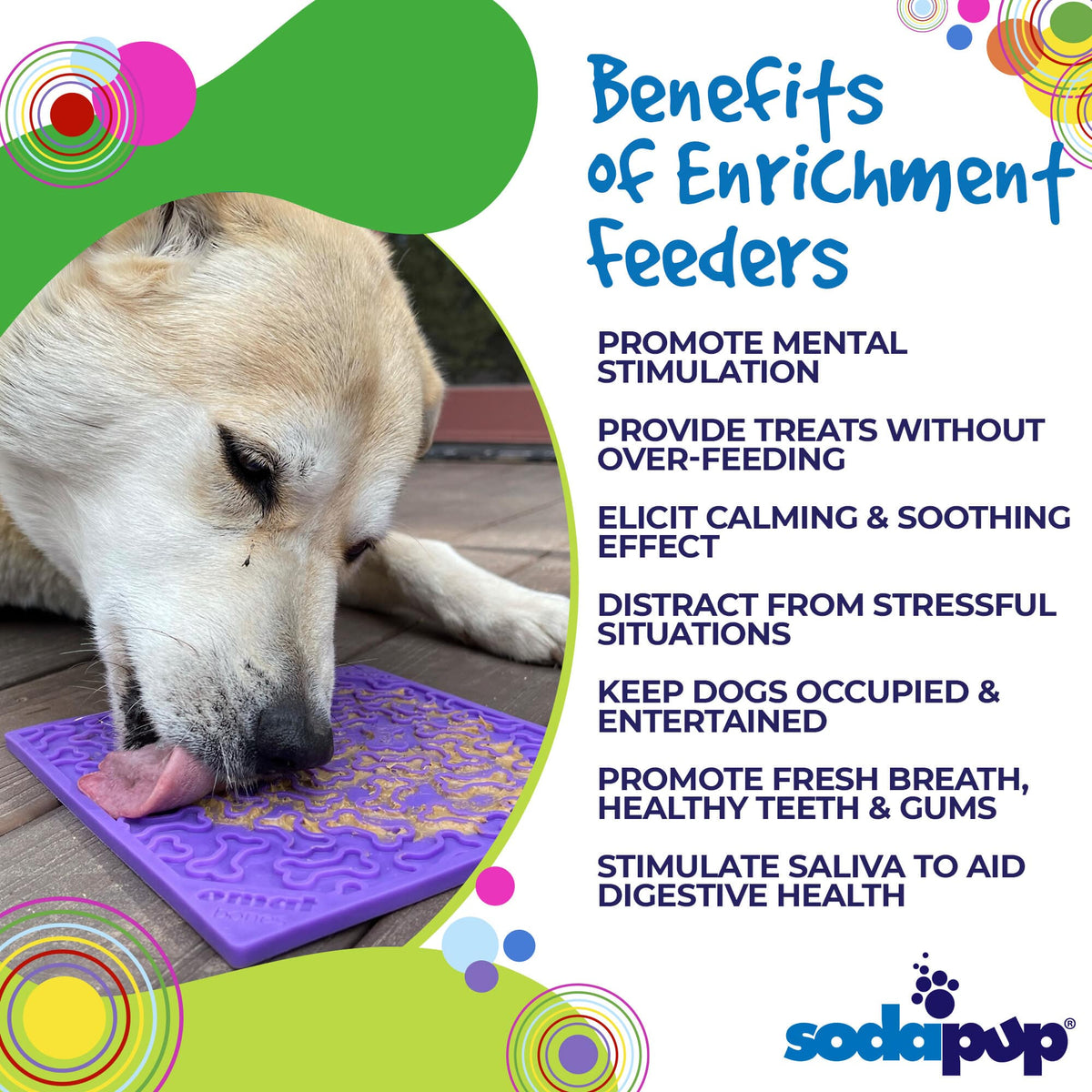 SodaPup Bones Lick Mat