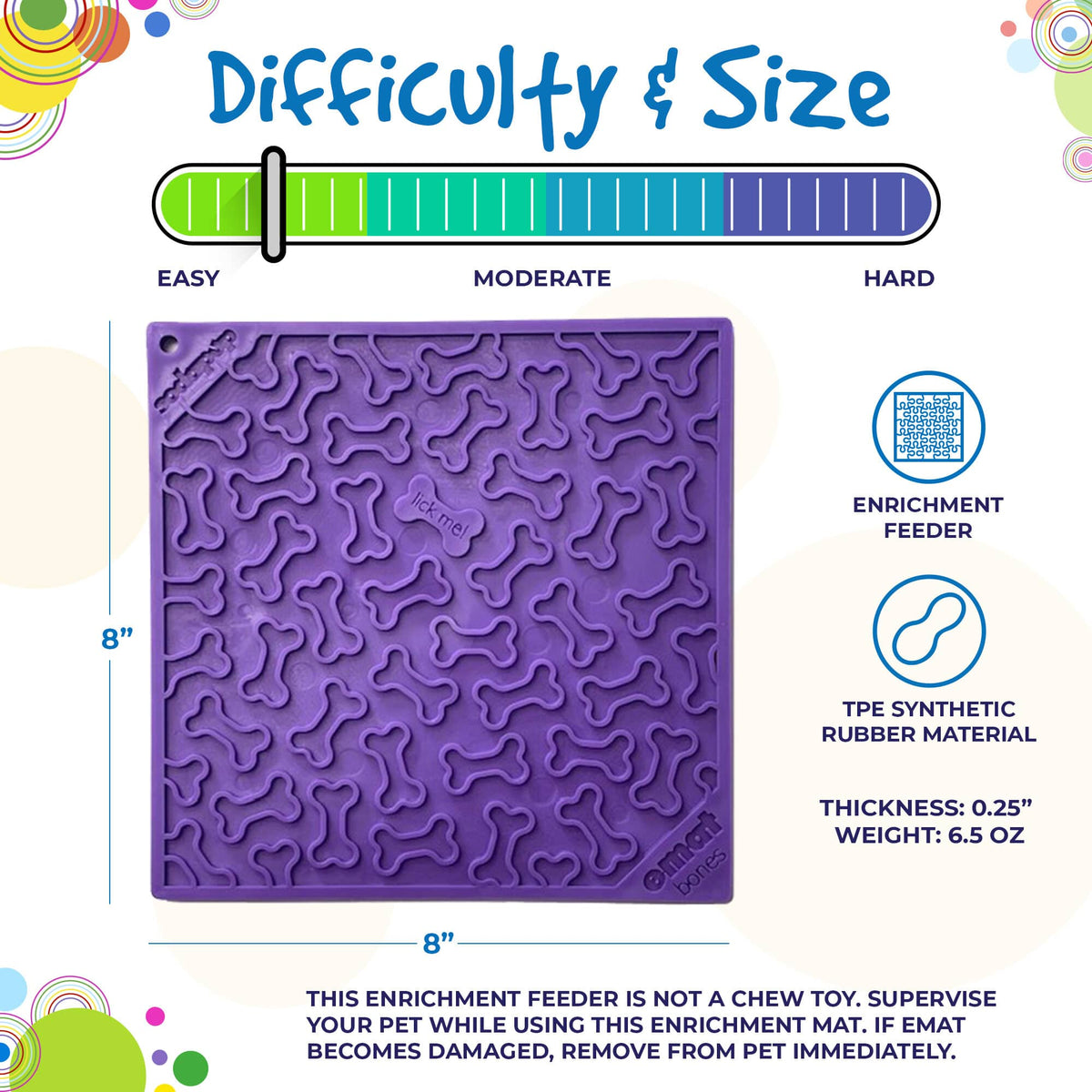 SodaPup Bones Lick Mat