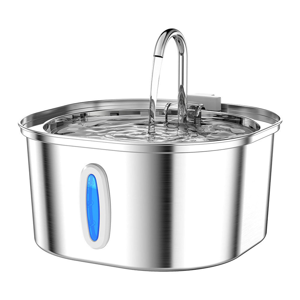 Pawpampered Stainless Steel Pet Water Fountain