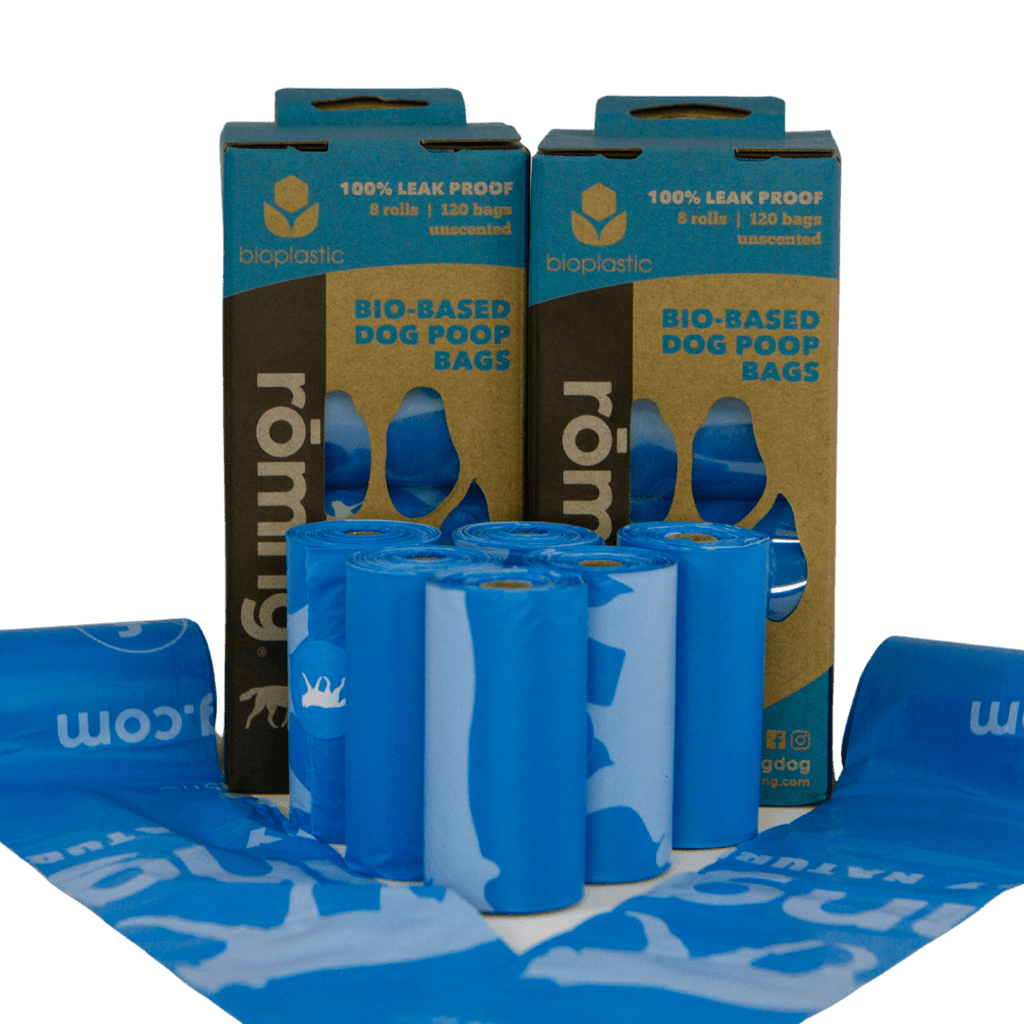 rōmng bio-based dog poop bags 360-count package