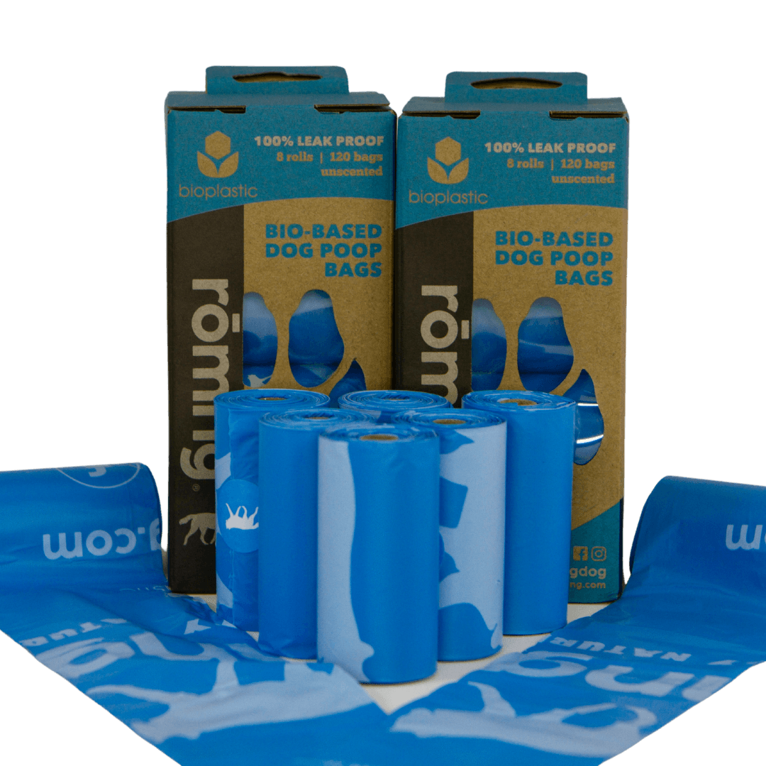 rōmng bio-based dog poop bags 360-count package