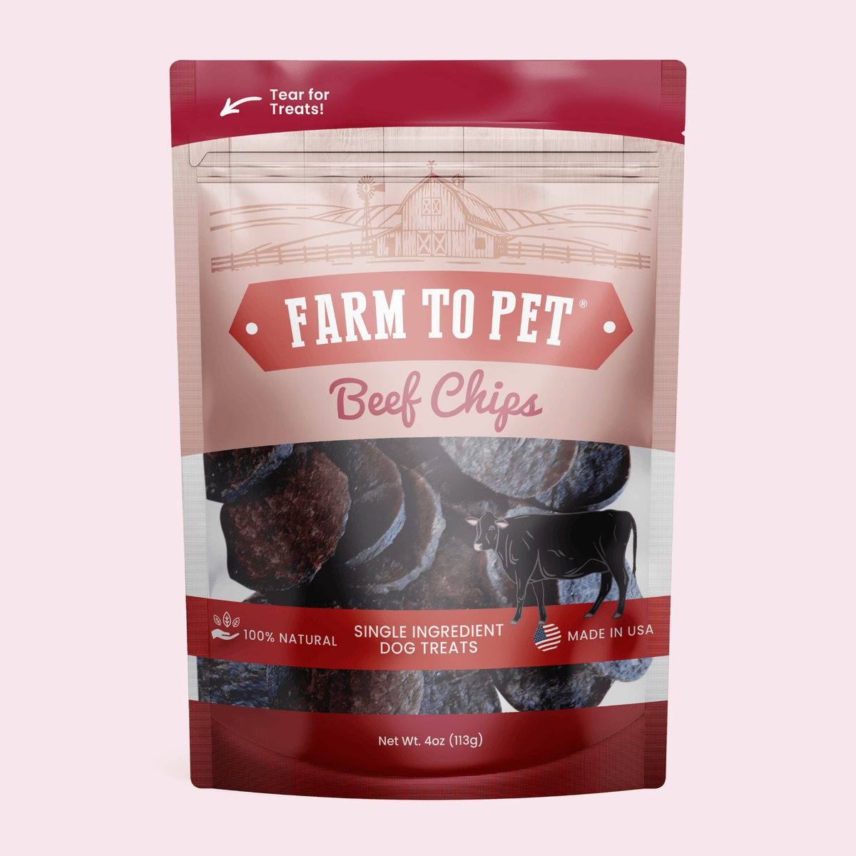 Farm To Pet Beef Chips