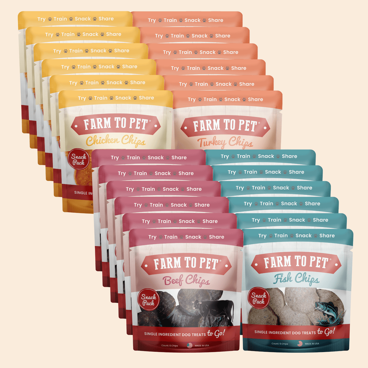 Farm To Pet Dog Treat Sampler