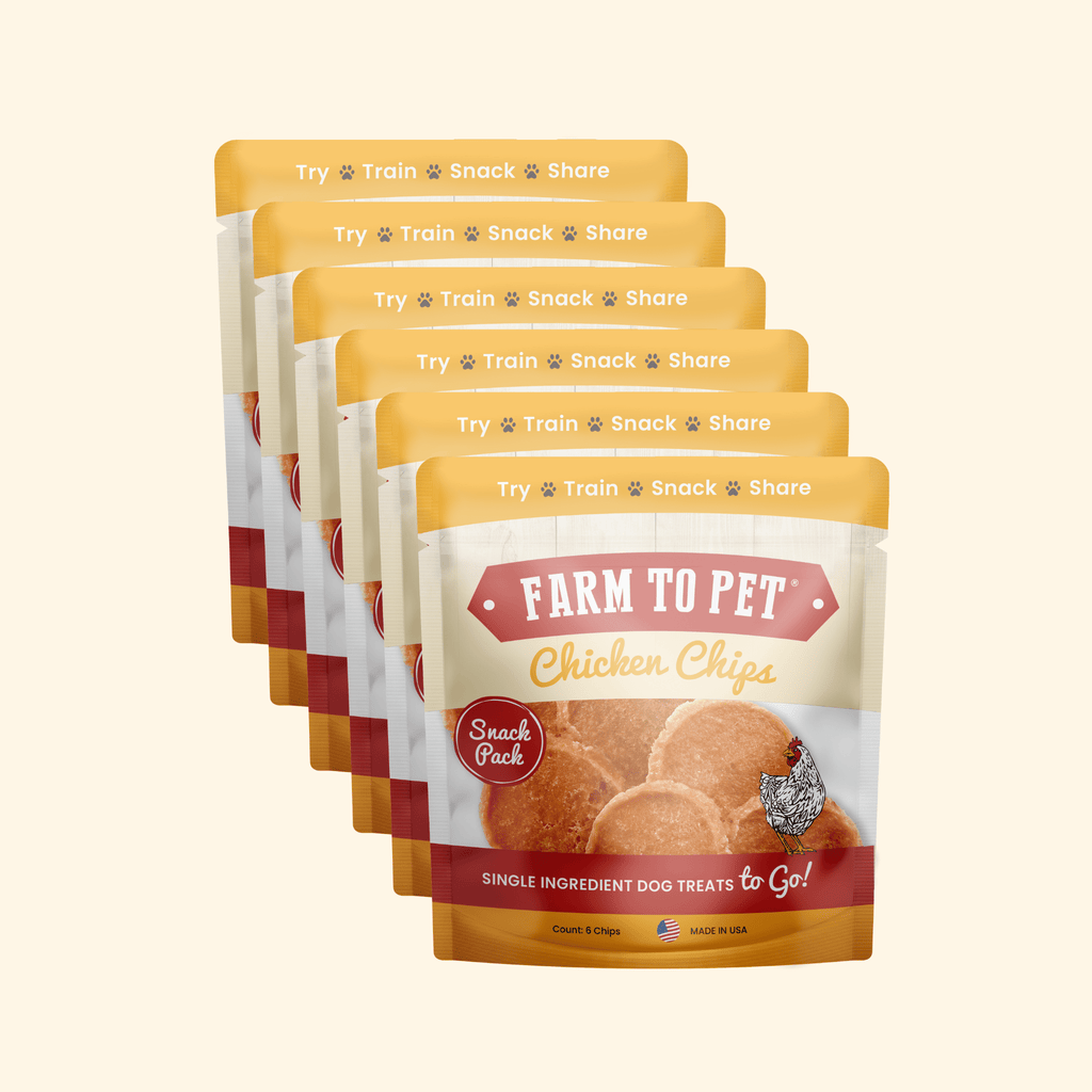 Farm To Pet Chicken Chips Snack Packs