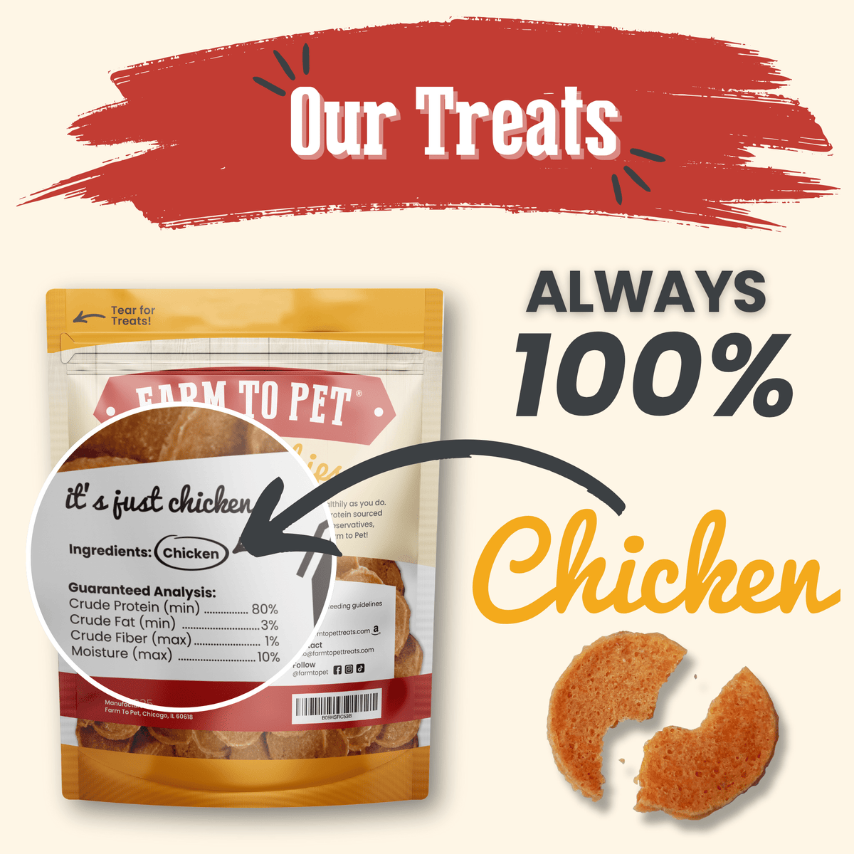 Farm To Pet Chicken Chips
