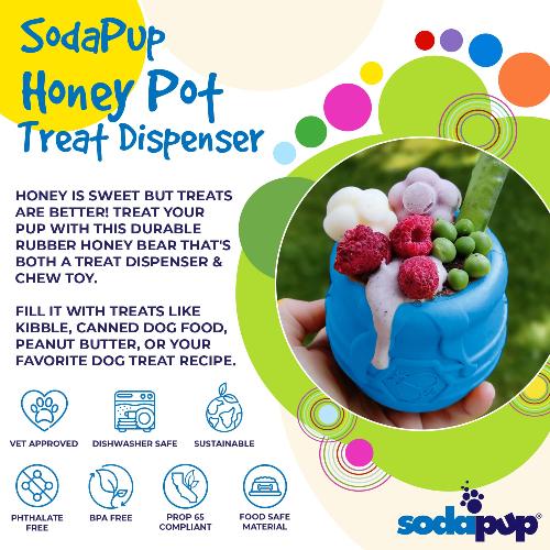 SodaPup Honey Pot Treat Dispenser