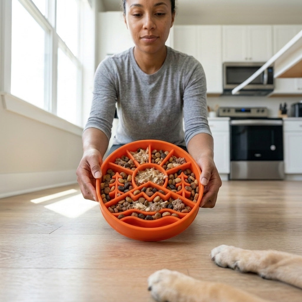 SodaPup Great Outdoors Slow Feeder Bowl