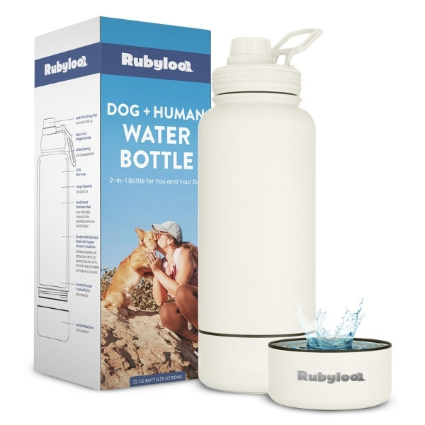 Rubyloo Dog + Human Water Bottle