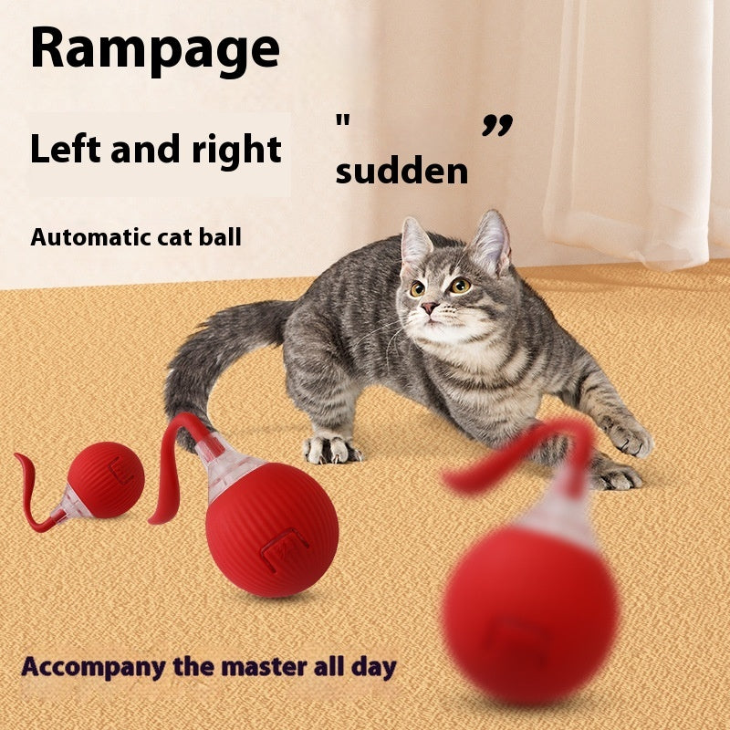 Interactive Rolling Cat Ball