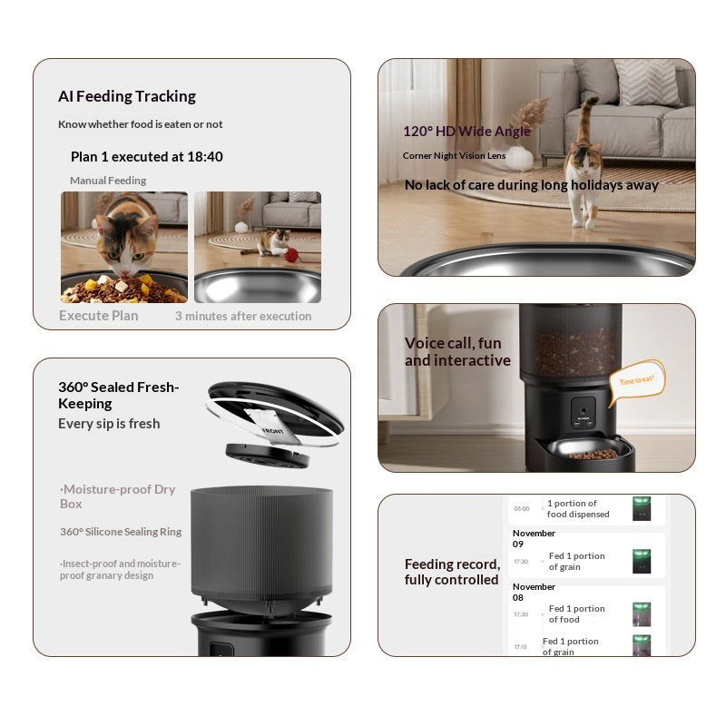 Pet Zen Smart Timed Pet Feeder