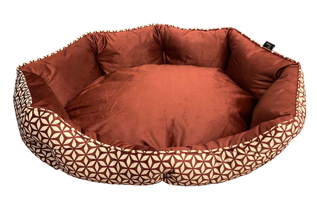 Mink Tufted Euro Cuddler Bed for Dogs & Cats