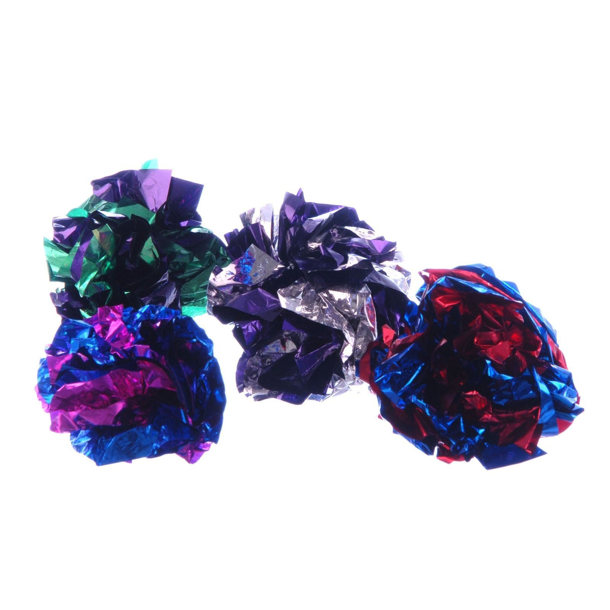 Jeffers Mylar Crackle Balls – 4 Pack
