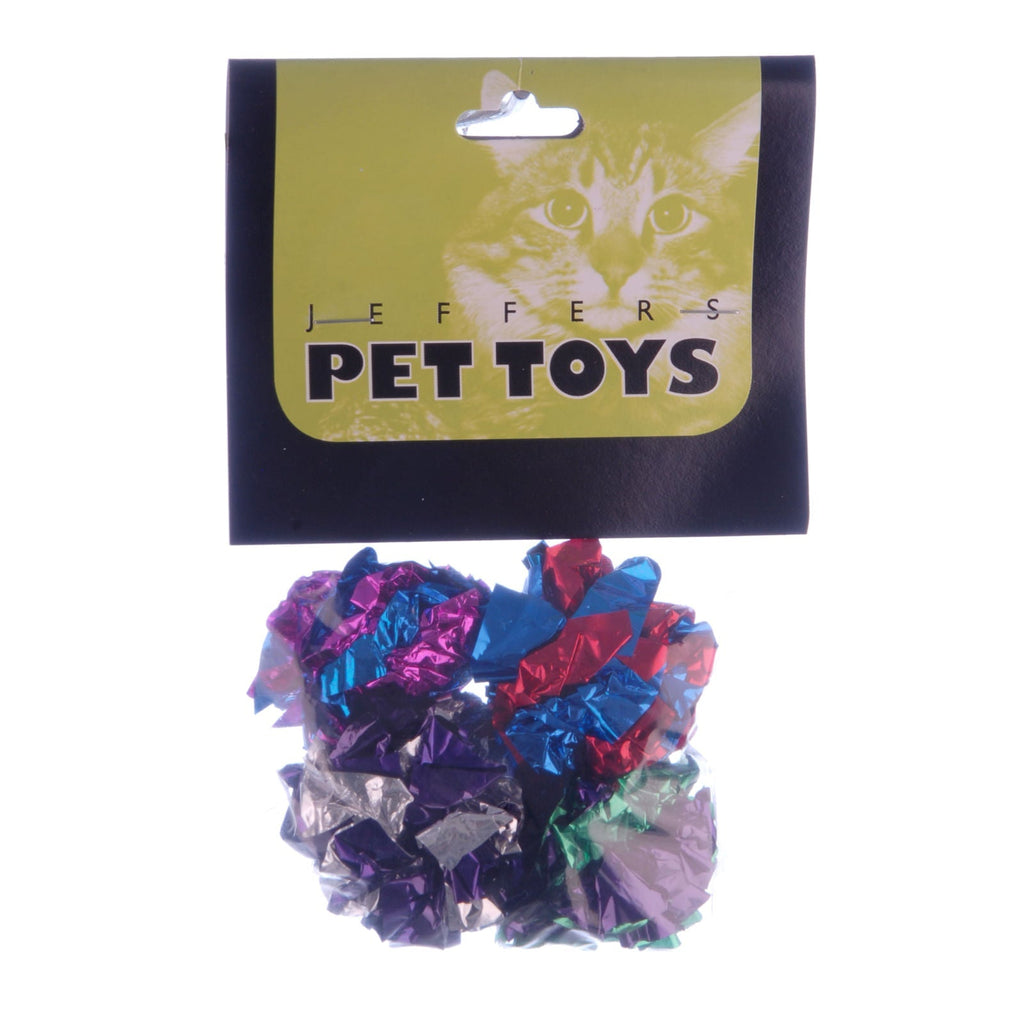 Jeffers Mylar Crackle Balls – 4 Pack