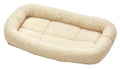 Pet Lodge plush fleece pet bed in XSmall cream