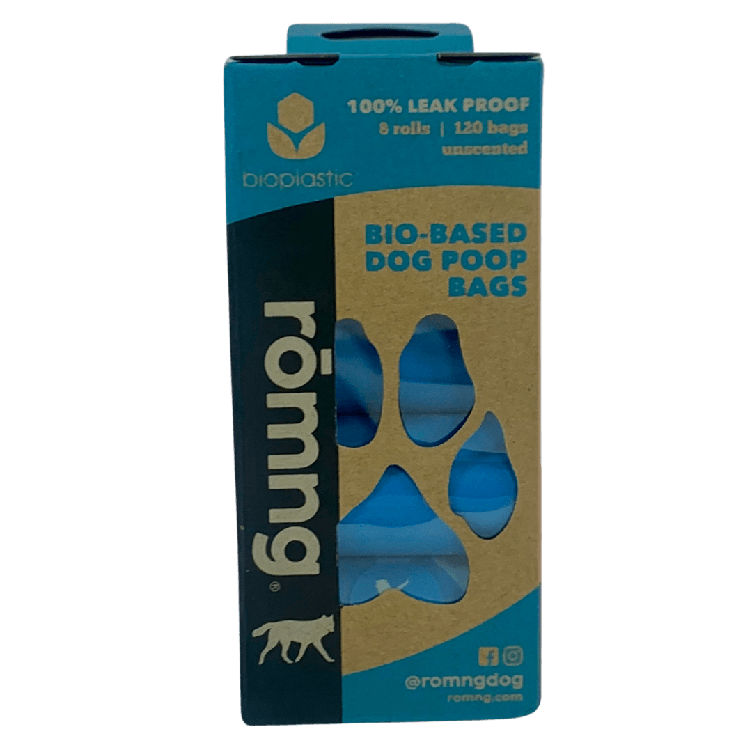 rōmng bio-based dog poop bags 120-count product view